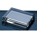 Crystal Beveled Rectangle Base (3"x5"x3/4")